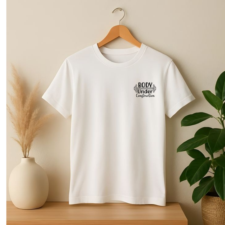 Wearix Body Under Construction Oversized T-Shirt | Unisex 100% Cotton 180 GSM